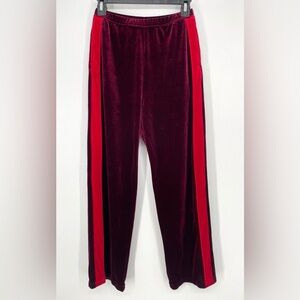 DRIFTER Red Velvet Pants size XS
